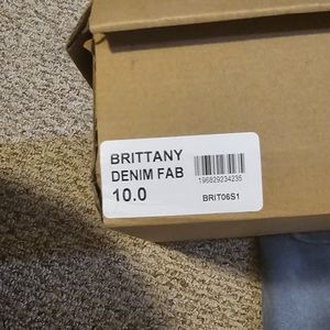 BRITTANY BOOT DENIM FABRIC